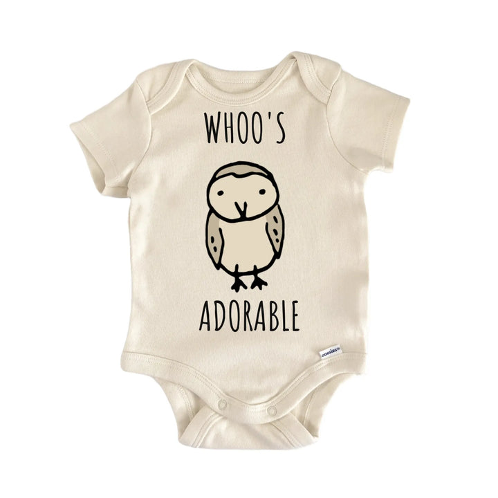 Owl Bird Adorable Woodland Bird Baby Gift Baby Bodysuit