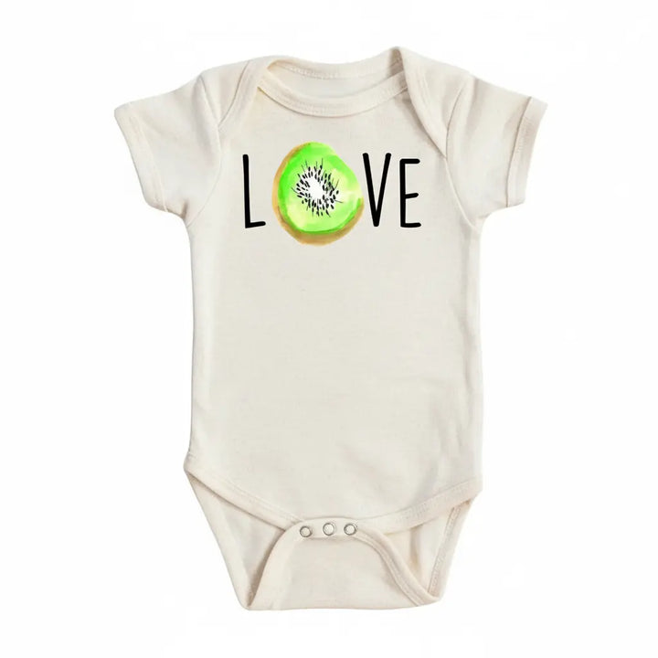 Kiwi Love - Baby Boy Girl Clothes Infant Onesie® Funny Cute Newborn GS1  Funny Cute Onesie® | North Fork Forager LLC