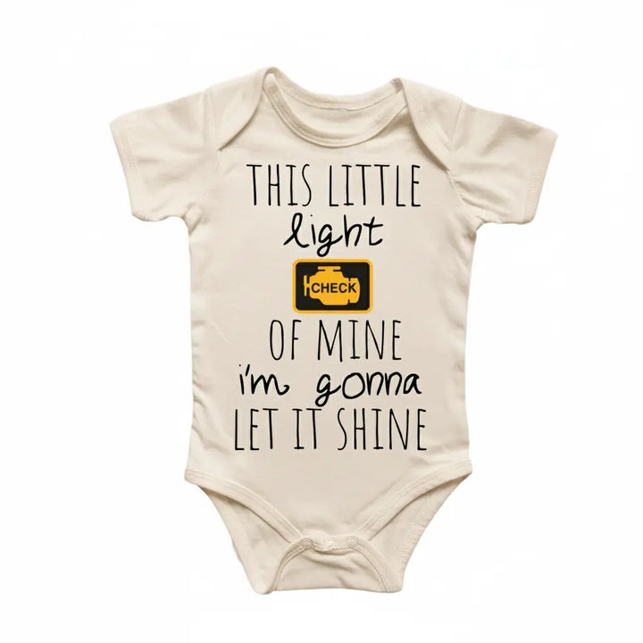 Mechanic Check Engine - Baby Boy Girl Clothes Infant Bodysuit Funny Cute Newborn 3  Funny Cute Onesie® | North Fork Forager LLC