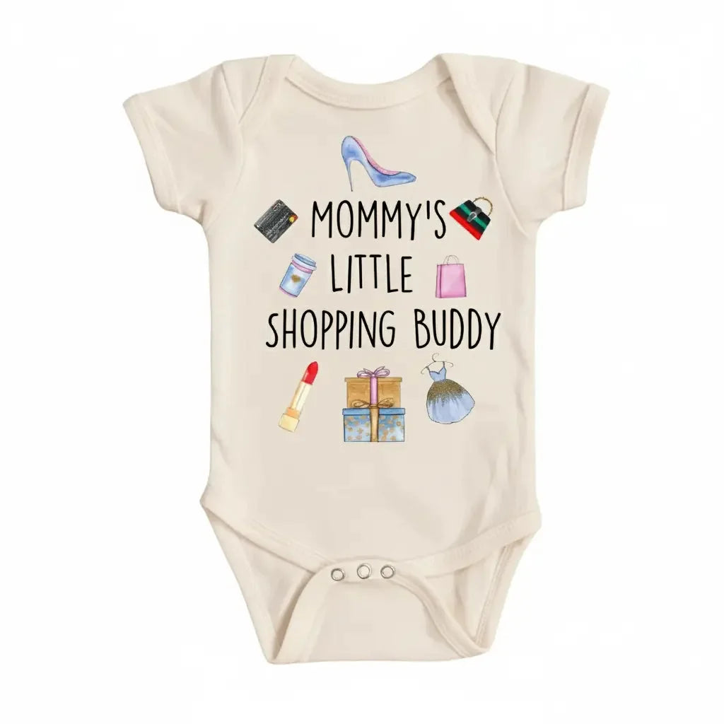 Shopping Mommy - Baby Boy Girl Clothes Infant Bodysuit Funny Cute Newborn  Funny Cute Onesie® | North Fork Forager LLC