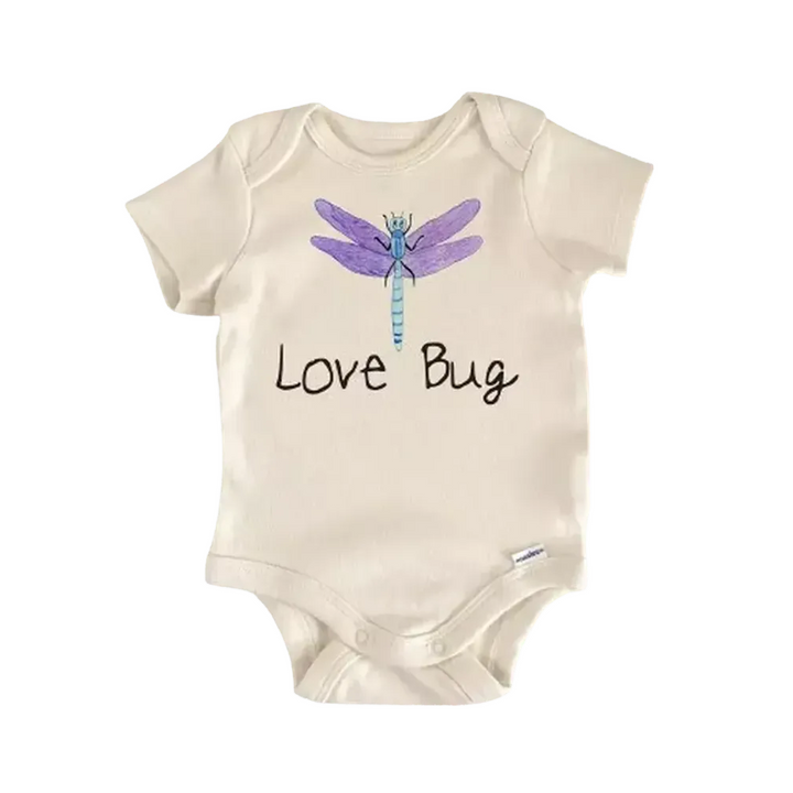 Love Bug Dragonfly - Baby Boy Girl Clothes Infant Bodysuit Funny Cute Newborn  Funny Cute Onesie® | North Fork Forager LLC