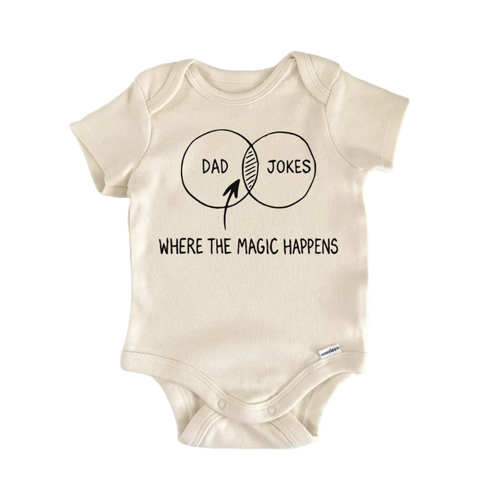 Dad Jokes Fathers Day Newborn Baby Bodysuit