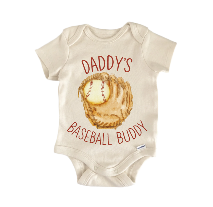 Daddy Baseball Buddy Newborn Baby Onesie® Bodysuit