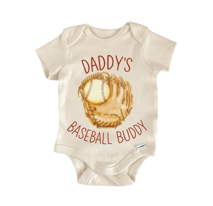 Daddy Baseball Buddy Newborn Baby Bodysuit