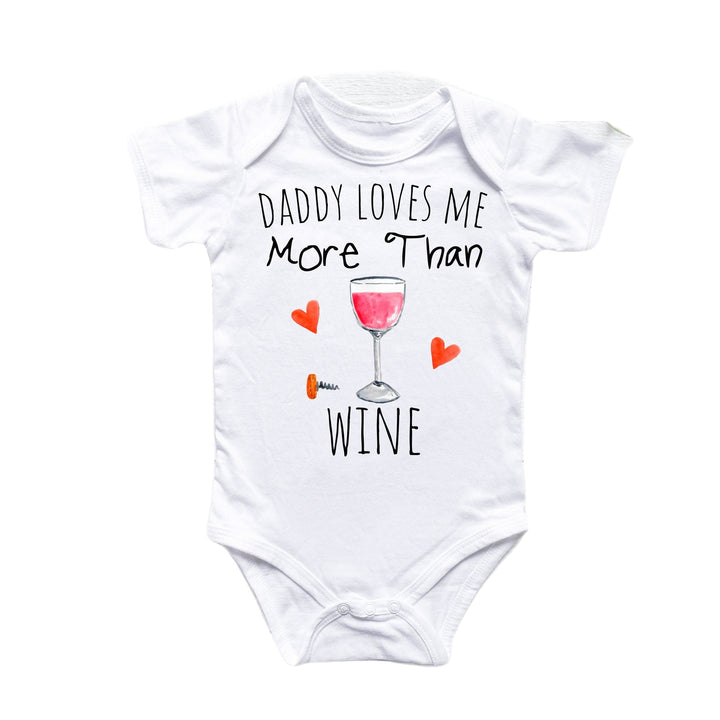 Daddy Wine - Baby Boy Girl Clothes Infant Bodysuit Funny Cute Newborn Onesie