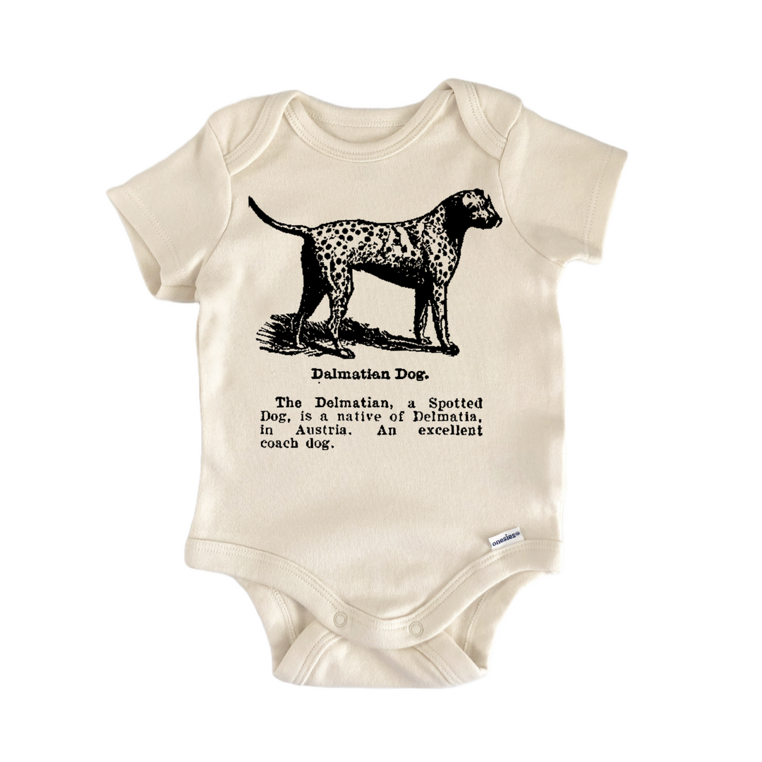 Dalmation Dog Pet Breed - Baby Bodysuit  Funny Cute Onesie® | North Fork Forager LLC
