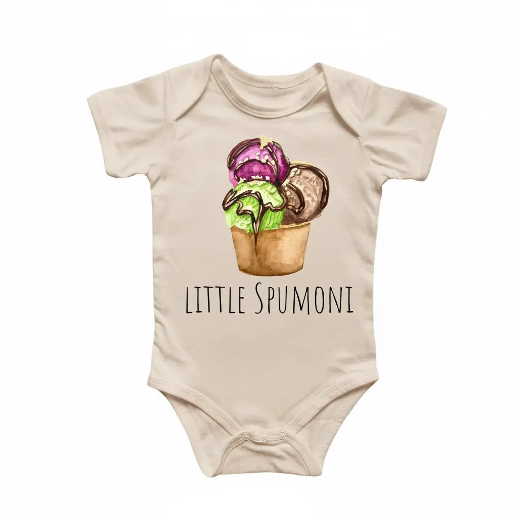 Italian Spumoni - Baby Boy Girl Clothes Infant Bodysuit Funny Cute Newborn  Funny Cute Onesie® | North Fork Forager LLC