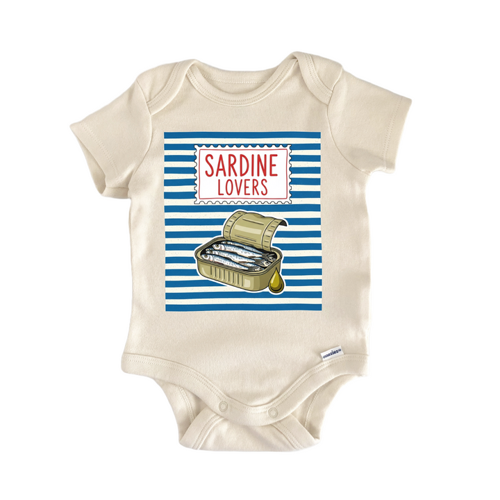 Sardine Lovers Seafood Stamp Baby Gift Baby Onesie®