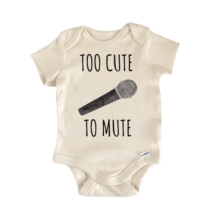 Microphone Singer Band Instrument Baby Gift Baby Onesie®