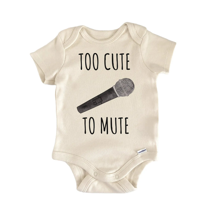 Microphone Singer Band Instrument Baby Gift Baby Bodysuit