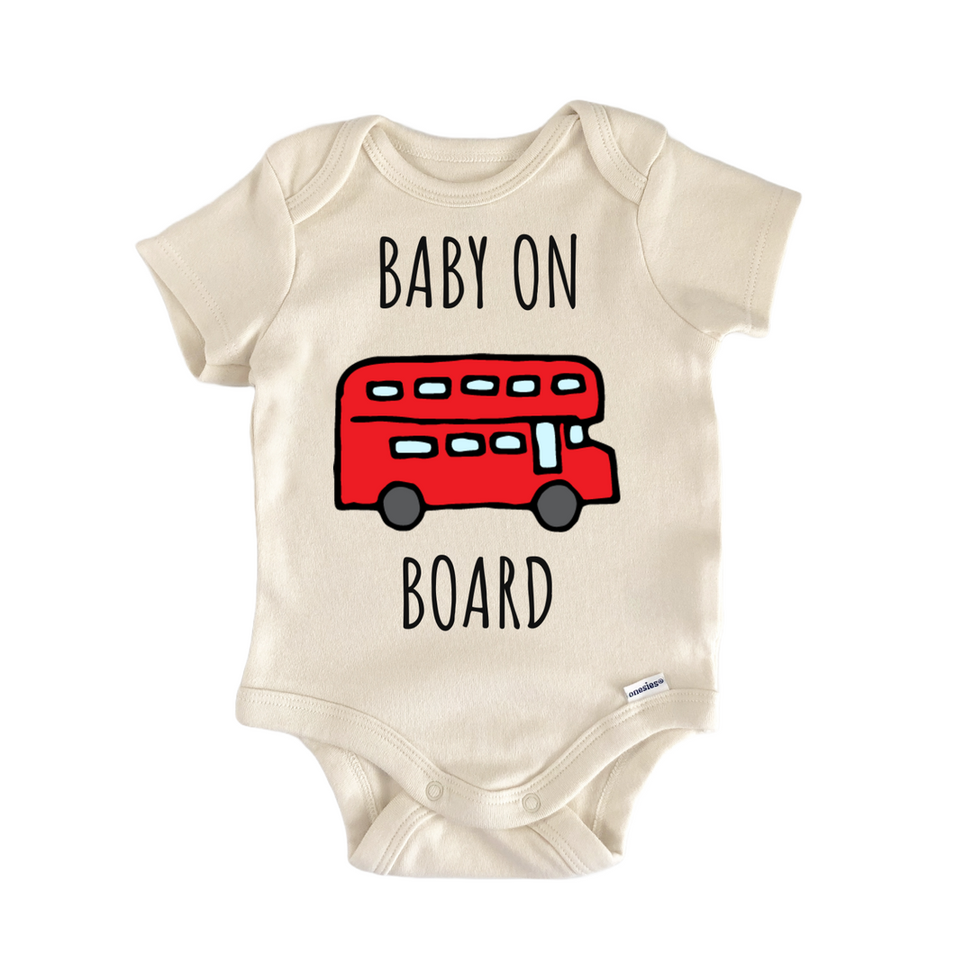 Double Decker England London Britain Baby Gift Baby Onesie®