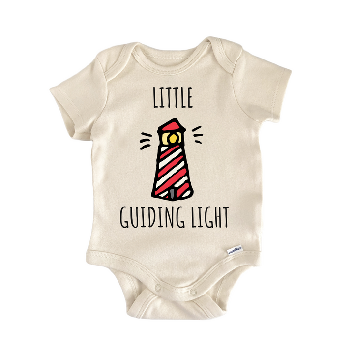 Guiding Light Lighthouse Coastal Nautical Newborn Gift Baby Onesie®