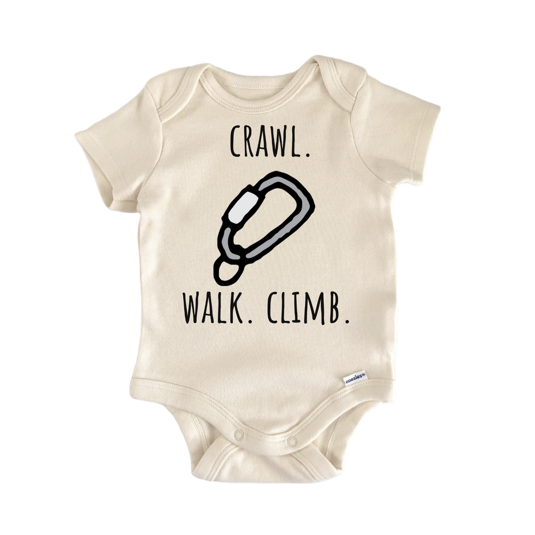 Rock Climber Bouldering Mountain Infant Gift Baby Bodysuit
