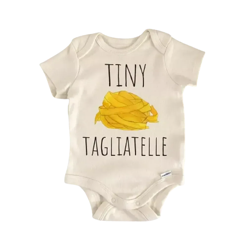 Italian Pasta Tagliatelle - Baby Boy Girl Clothes Infant Bodysuit Funny Cute Newborn  Funny Cute Onesie® | North Fork Forager LLC