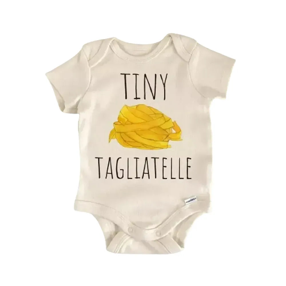 Italian Pasta Tagliatelle - Baby Boy Girl Clothes Infant Bodysuit Funny Cute Newborn  Funny Cute Onesie® | North Fork Forager LLC