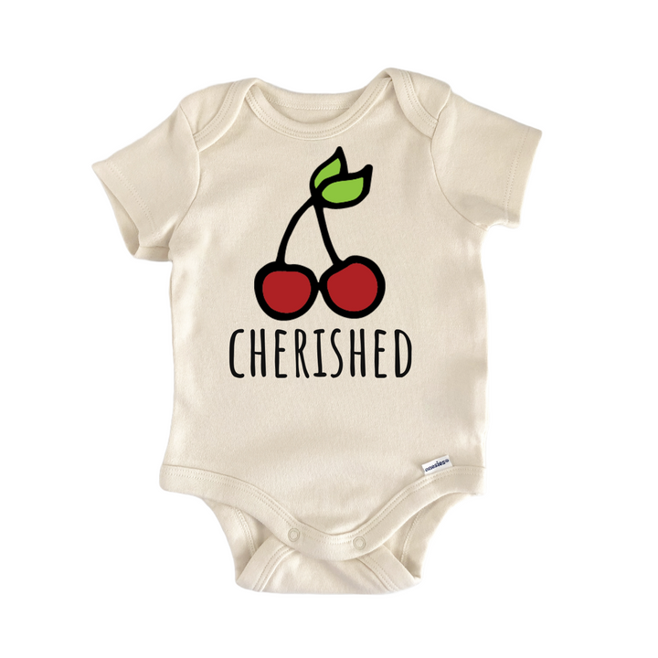 Cherished Cherry Fruit Baby Gift Baby Onesie®