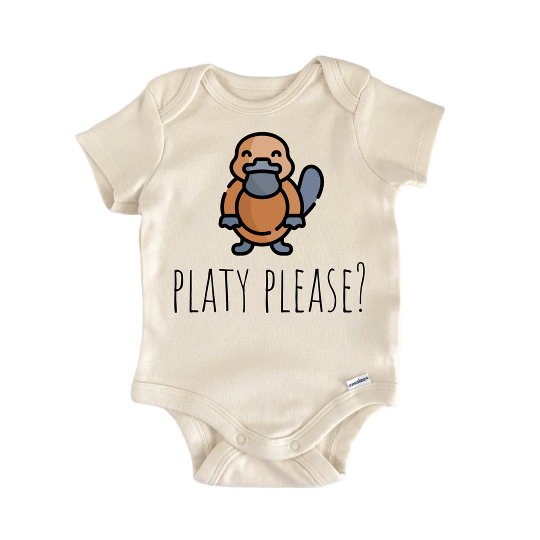 Duck Billed Platypus Beaver - Baby Bodysuit  Funny Cute Onesie® | North Fork Forager LLC