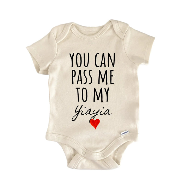 Yiayia Announcement Baby Gift Baby Bodysuit