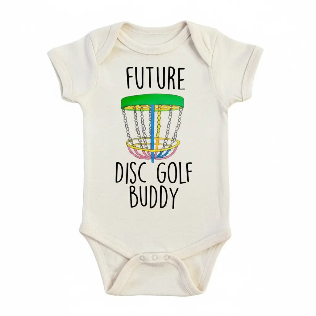 Disc Golf Future - Baby Boy Girl Clothes Infant Onesie® Funny Cute Newborn GS1  Funny Cute Onesie® | North Fork Forager LLC