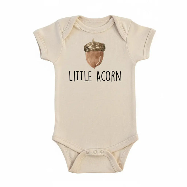 Little Acorn Oak - Baby Boy Girl Clothes Infant Bodysuit Funny Cute Newborn  Funny Cute Onesie® | North Fork Forager LLC