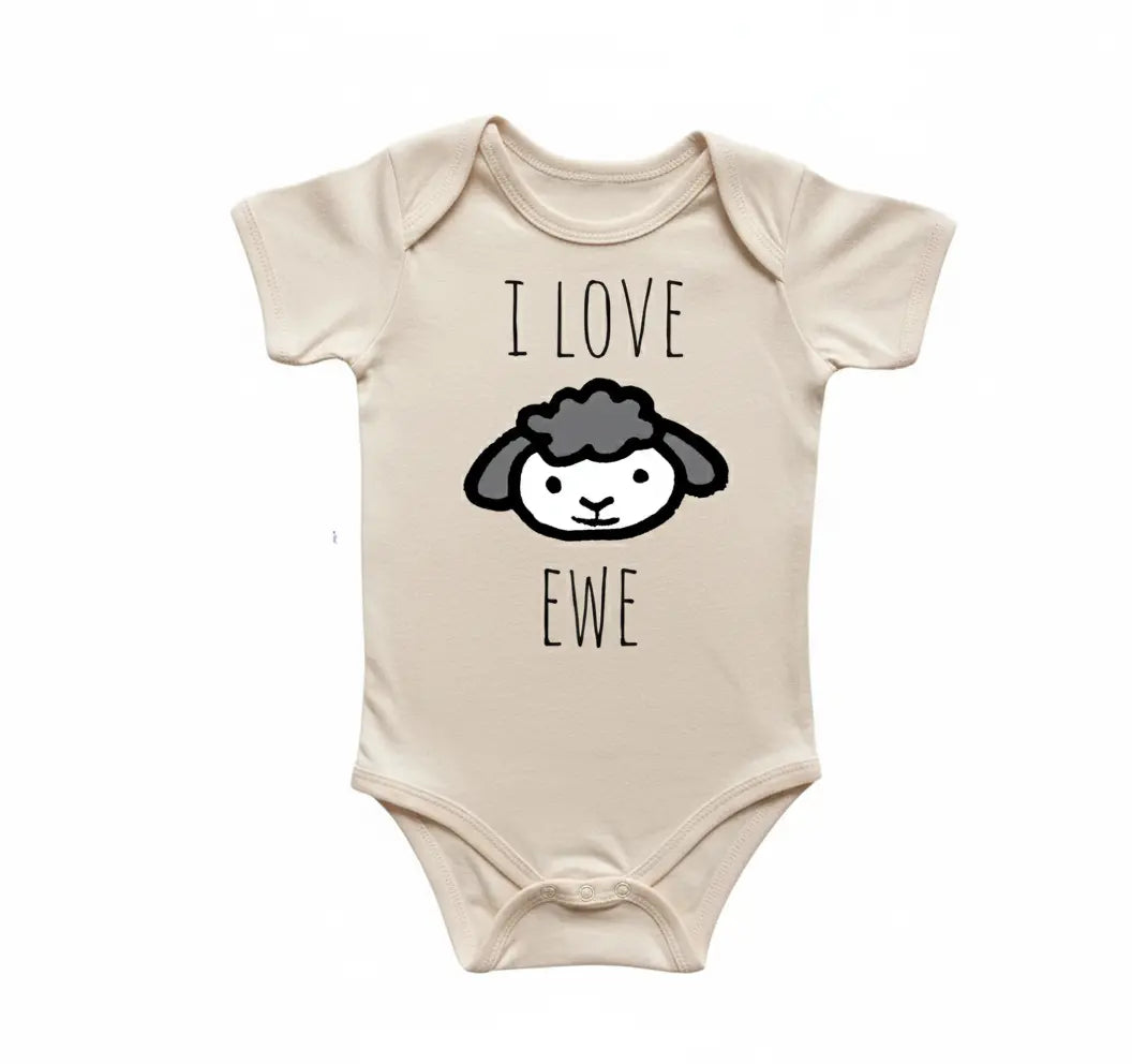 Lamb Sheep - Baby Boy Girl Clothes Infant Bodysuit Funny Cute Newborn  Funny Cute Onesie® | North Fork Forager LLC