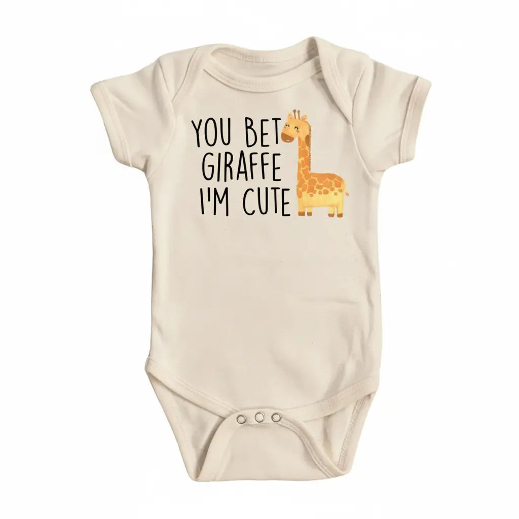 Giraffe - Baby Boy Girl Clothes Infant Onesie® Funny Cute Newborn GS1  Funny Cute Onesie® | North Fork Forager LLC