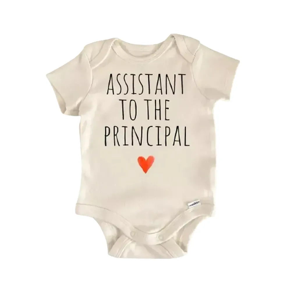 Elementary Principal School  - Baby Boy Girl Clothes Infant Bodysuit Funny Cute Newborn  Funny Cute Onesie® | North Fork Forager LLC