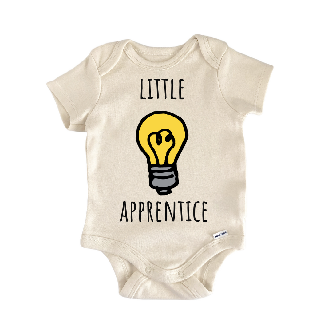 Electrician Lineman Lightbulb Infant Gift Baby Bodysuit