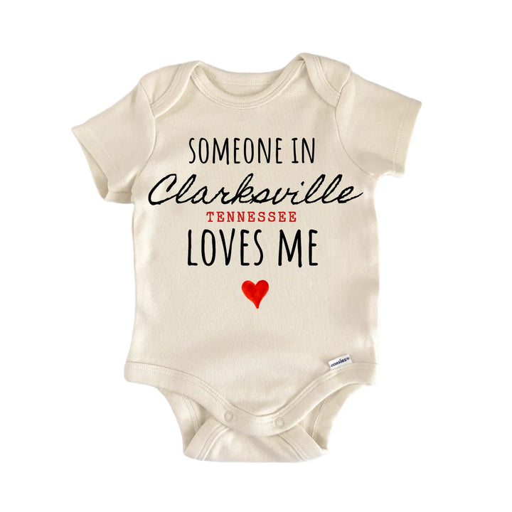 Clarksville Tennessee Baby Gift Baby Bodysuit
