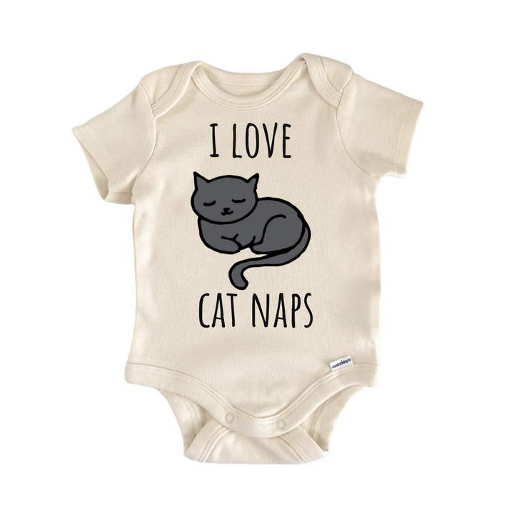 Cat Naps Sleeping Nap Feline Pet Baby Gift Baby Onesie®