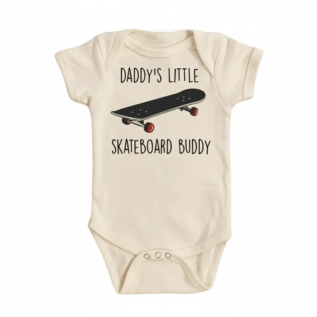 Skateboarding Daddy - Baby Boy Girl Clothes Infant Onesie® Funny Cute Newborn GS1  Funny Cute Onesie® | North Fork Forager LLC
