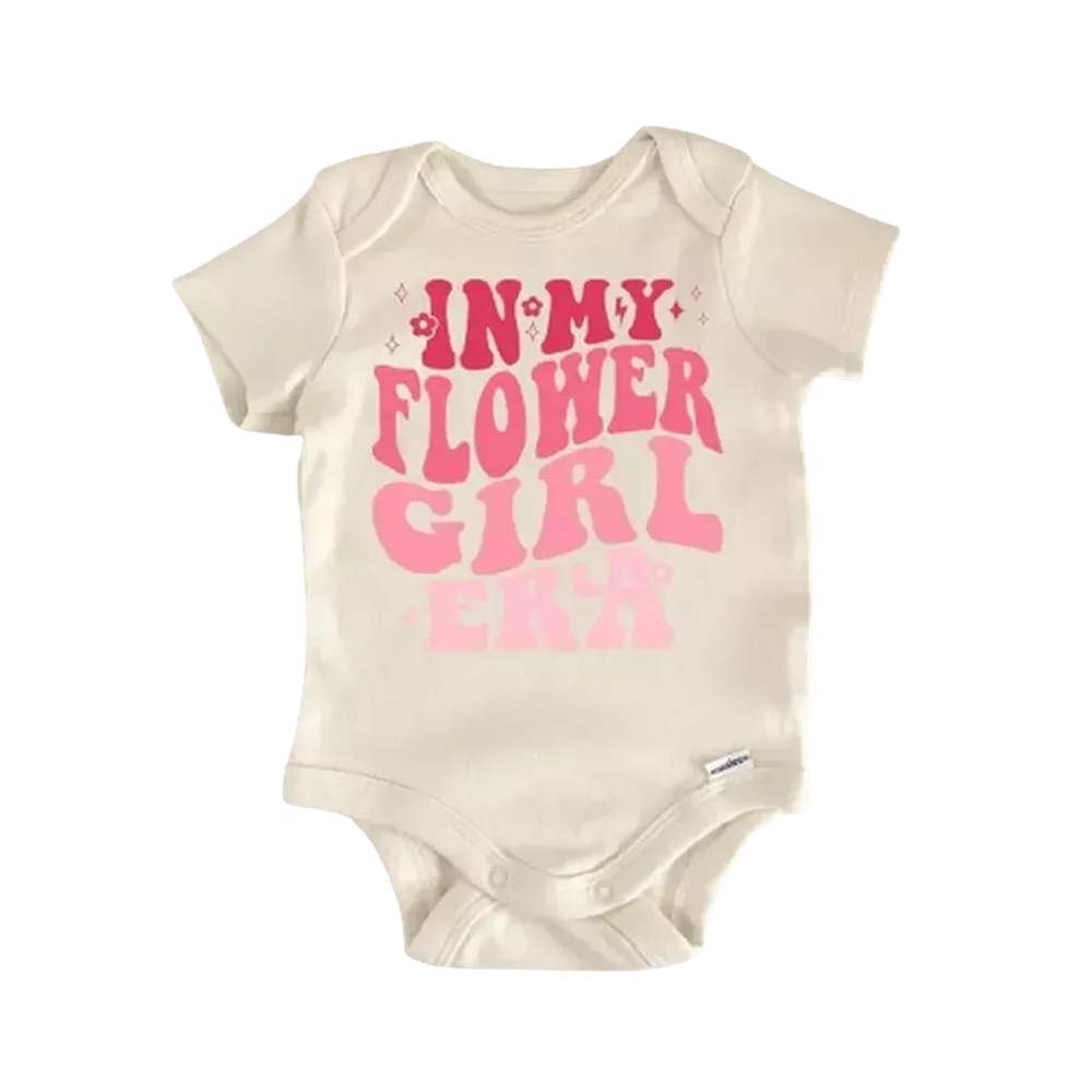 Flower Girl Wedding - Baby Boy Girl Clothes Infant Bodysuit Funny Cute Newborn  Funny Cute Onesie® | North Fork Forager LLC