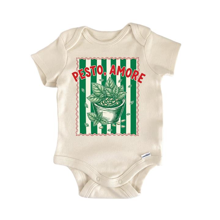 Pesto Italian Pasta Amore Baby Gift Baby Onesie®