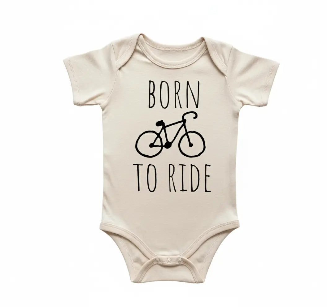 Cycling Bicycle - Baby Boy Girl Clothes Infant Onesie® Funny Cute Newborn GS1  Funny Cute Onesie® | North Fork Forager LLC