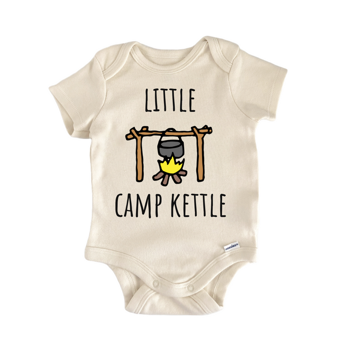 Camp Kettle Cauldron Campfire Infant Gift Baby Onesie®