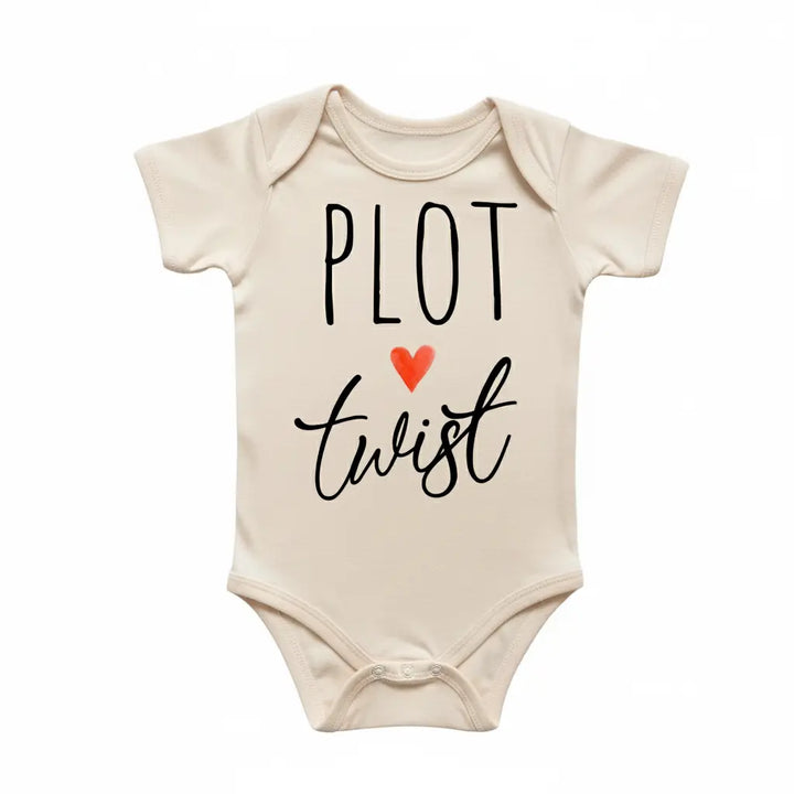 Plot Twist Surprise Book - Baby Boy Girl Clothes Infant Onesie® Funny Cute Newborn GS1  Funny Cute Onesie® | North Fork Forager LLC