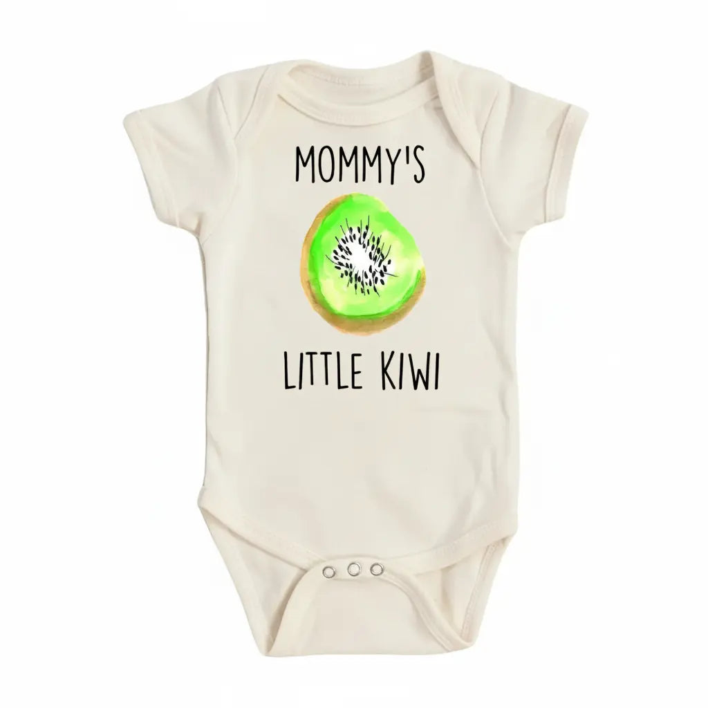Kiwi Mommy - Baby Boy Girl Clothes Infant Onesie® Funny Cute Newborn GS1  Funny Cute Onesie® | North Fork Forager LLC
