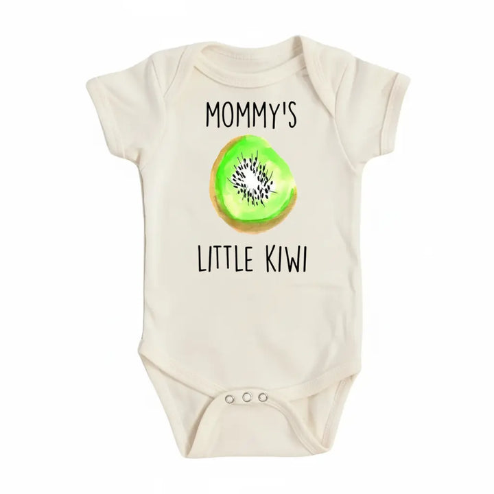Kiwi Mommy - Baby Boy Girl Clothes Infant Onesie® Funny Cute Newborn GS1  Funny Cute Onesie® | North Fork Forager LLC