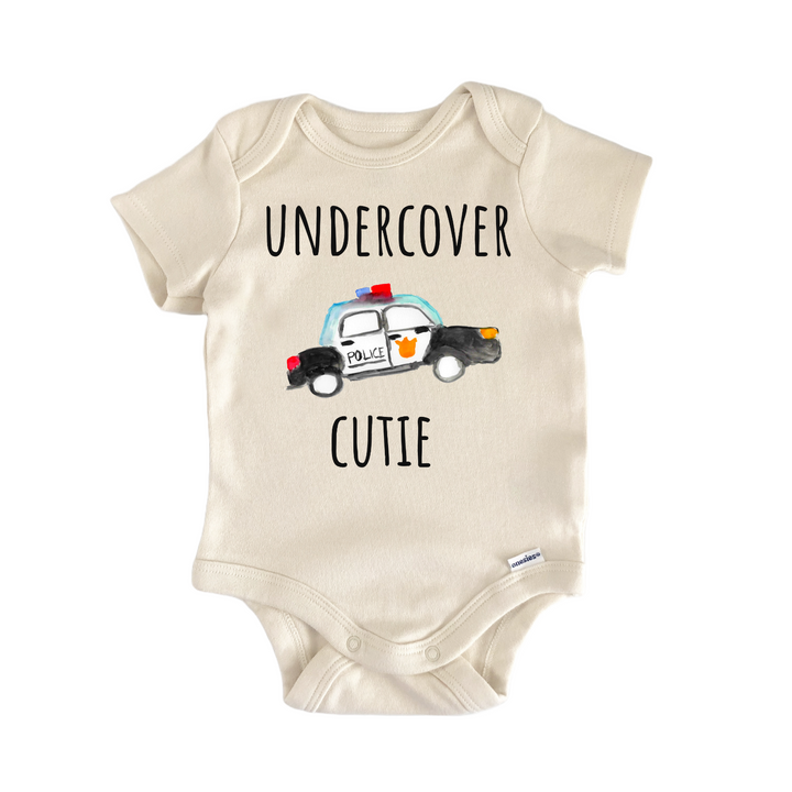 Undercover Cutie Police Officer Baby Gift Baby Onesie®