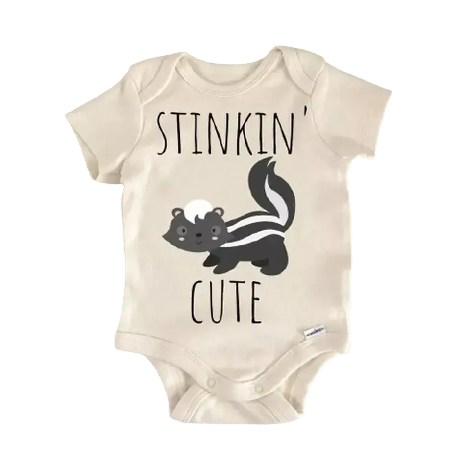 Skunk Stinker Animal - Baby Boy Girl Clothes Infant Bodysuit Funny Cute Newborn  Funny Cute Onesie® | North Fork Forager LLC