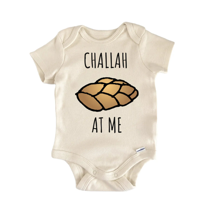 Challah At Me Bread Jewish Shabbat Baby Gift Baby Bodysuit