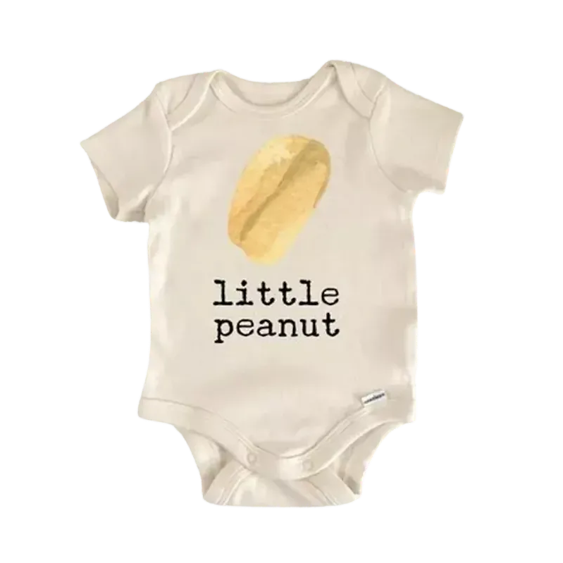 Little Peanut Nut  - Baby Boy Girl Clothes Infant Bodysuit Funny Cute Newborn  Funny Cute Onesie® | North Fork Forager LLC
