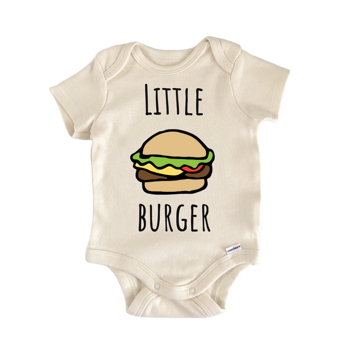 Little Burger Barbeque Bbq Hamburger Baby Gift Baby Onesie®
