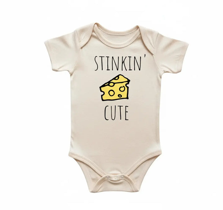 Cheese - Baby Boy Girl Clothes Infant Bodysuit Funny Cute Newborn  Funny Cute Onesie® | North Fork Forager LLC