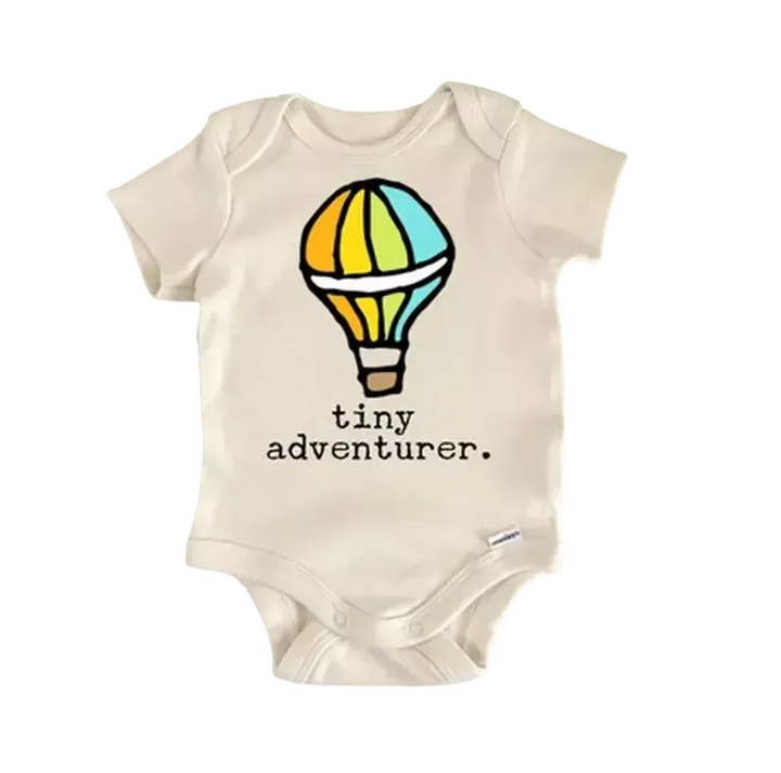 Hot Air Balloon Adventure Travel - Baby Boy Girl Clothes Infant Bodysuit Funny Cute  Funny Cute Onesie® | North Fork Forager LLC