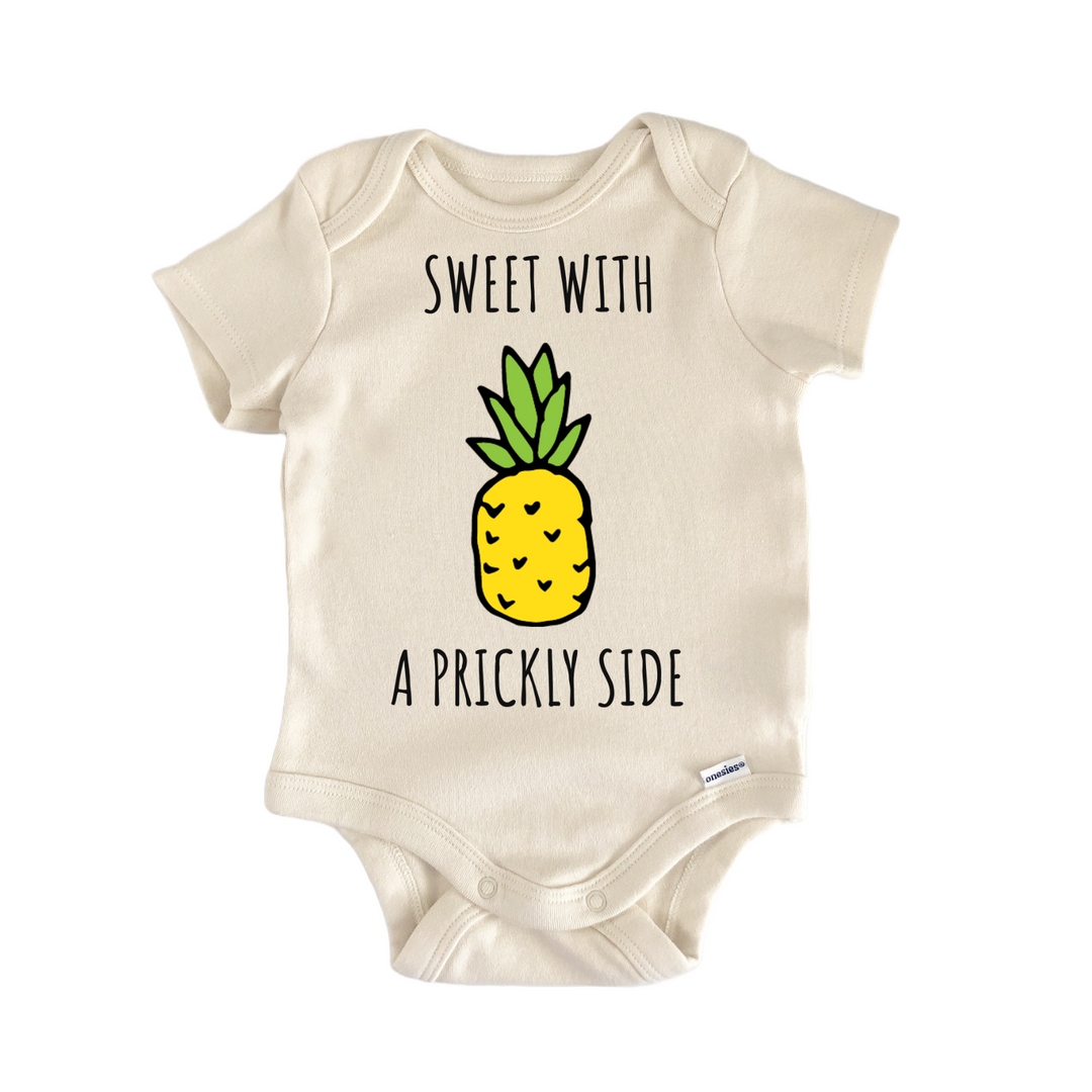 Pineapple Tropical Fruit Sweet Baby Gift Baby Bodysuit