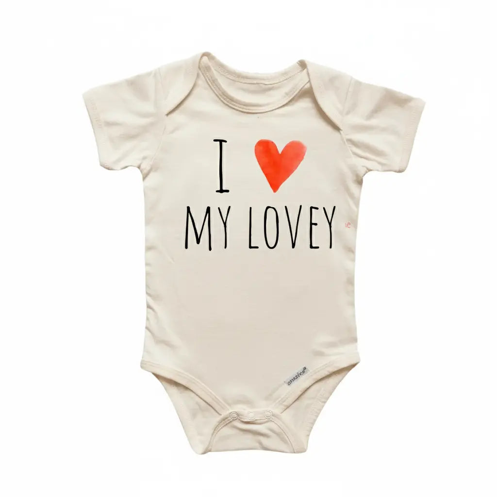 Lovey Love - Baby Boy Girl Clothes Infant Bodysuit Funny Cute Newborn  Funny Cute Onesie® | North Fork Forager LLC
