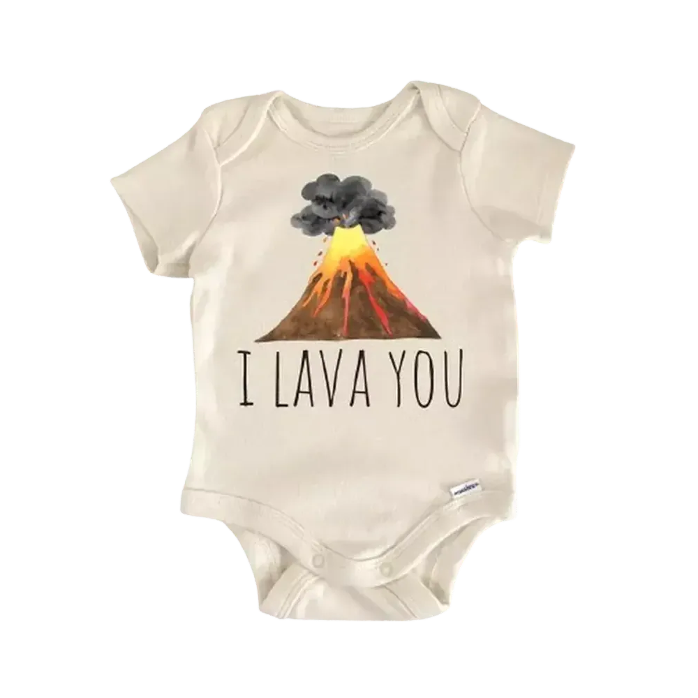 Lava Hawaii Volcano - Baby Boy Girl Clothes Infant Bodysuit Funny Cute Newborn  Funny Cute Onesie® | North Fork Forager LLC