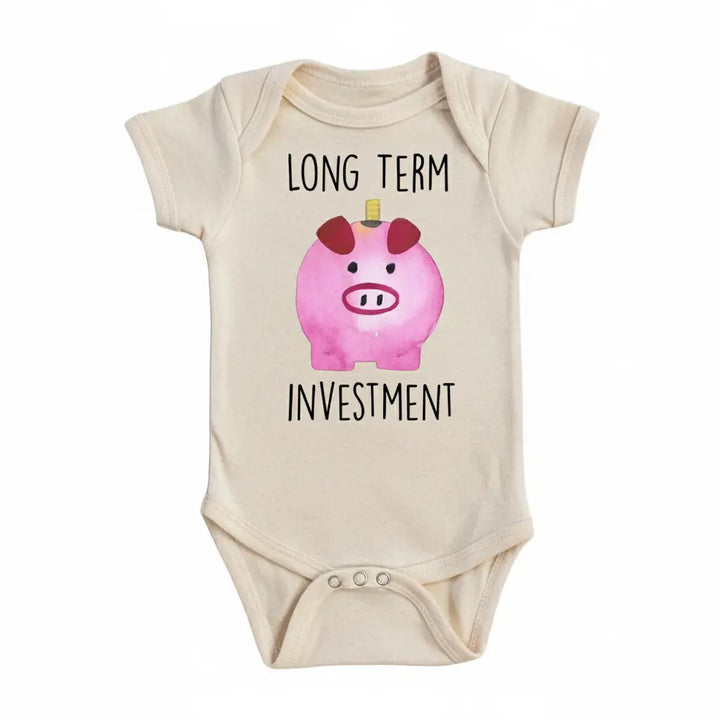 Finance Pig - Baby Boy Girl Clothes Infant Onesie® Funny Cute Newborn GS1  Funny Cute Onesie® | North Fork Forager LLC