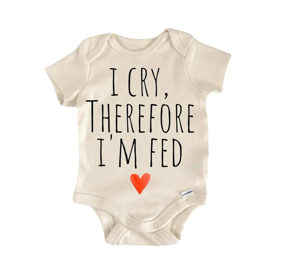 Cry Crying  - Baby Boy Girl Clothes Infant Bodysuit Funny Cute Newborn  Funny Cute Onesie® | North Fork Forager LLC